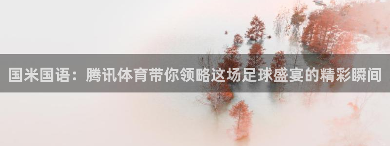 国米国语：腾讯体育带你领略这场足球盛宴的精彩瞬间
