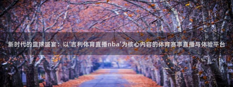 新时代的篮球盛宴：以‘吉利体育直播nba’为核心内容的体育赛事直播与体验平台